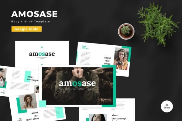 Amosase - Google Slide Template: Elevating Modern Presentations with Efficiency and Style