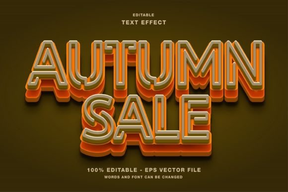 Autumn Sale Editable Text Effect Guide