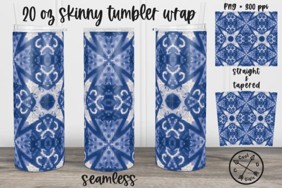 Blue Portuguese Mosaic Tile Wrap