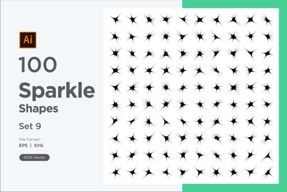 Elevating Digital Design with Contemporary Sparkle Vector Symbols