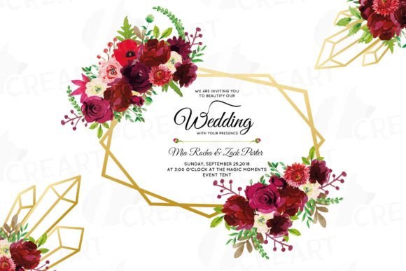 Mastering the Burgundy Marsala Floral Geo Frame Decor for Professional Results