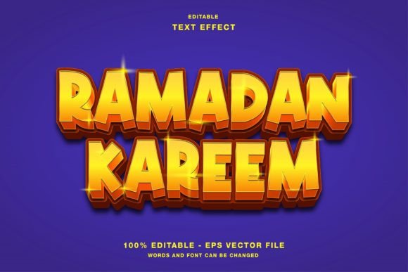 Mastering Visual Impact with the Ramadan Kareem 3D Text Effect