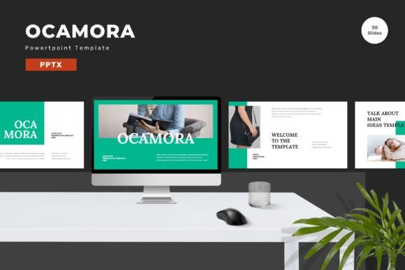 Ocamora PowerPoint Template Guide