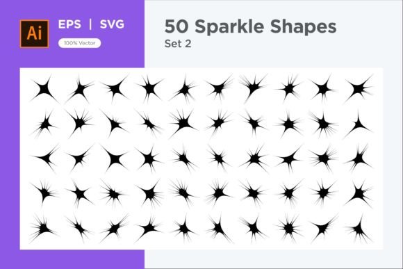 Strategic Visual Impact: Leveraging Sparkle Shape Symbol Sign V2-50 -2 for Brand Distinction