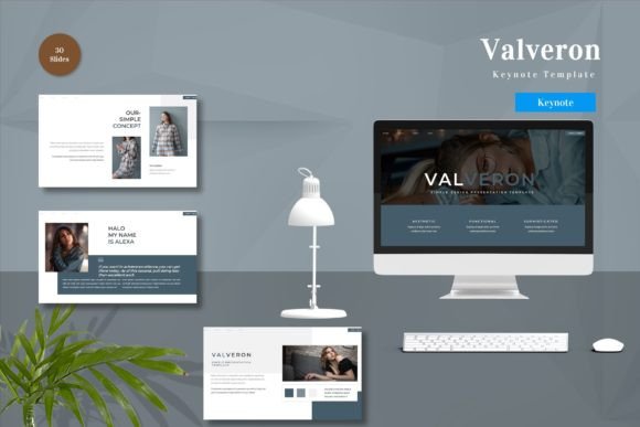 Valveron - Keynote Template: Elevating Modern Presentations with Precision and Flexibility